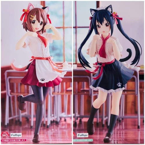 K-ON! Trio-Try-iT Figure Yui Hirasawa & Azusa Nakano Set Height 8.2 inch Furyu - Picture 7 of 9