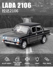 1/24  LADA 2106 Alloy Car Diecast Model Car Collectibles lights and sound uk