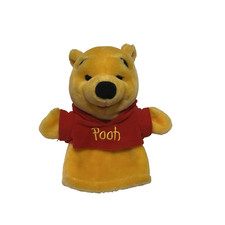 Vintage Disney 9" Winnie the Pooh Stuffed Plush Hand Puppet Arcotoys Mattel