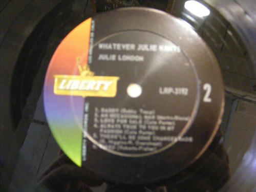 Julie London Whatever Julie Wants MONO Liberty Jazz Vocals LP VINYL ALBUM - Picture 4 of 4