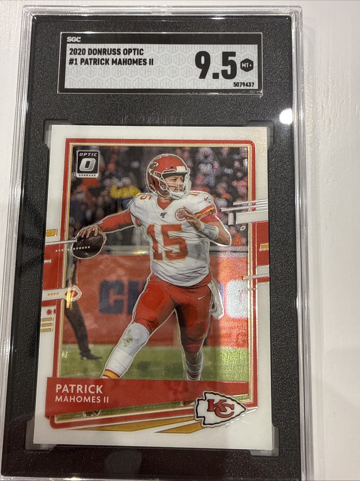 2020 Panini Donruss Optic #1 Patrick Mahomes II Gem Mt 9.5 - Kansas City Chiefs