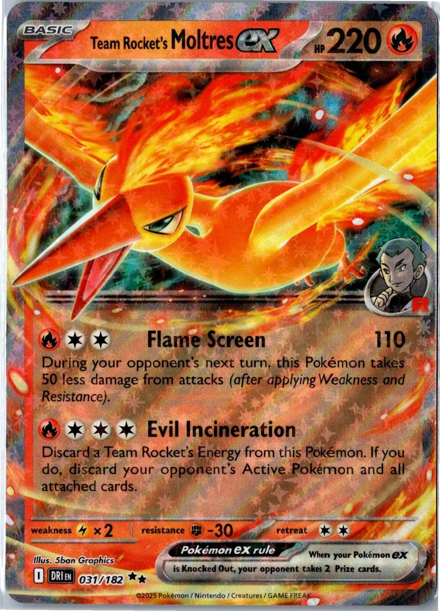 Preços baixos em Cartões Pokemon Moltres Ex | eBay