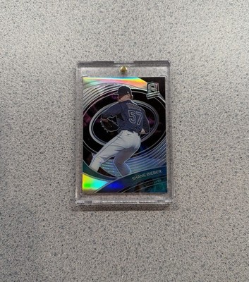 2021 Panini Spectra Baseball #41 Shane Bieber Nebula Prizm 1/1 CY YOUNG RARE