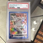 Topps 2022 Opening Day Shohei Ohtani #1 Blue Foil PSA 7 Baseball Card