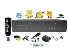 Magnavox DVD/VCR Combo Player Convert VHS to Digital File/DVD  USB Capture HDMI