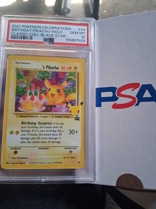 Birthday Pikachu Psa 10 | eBay