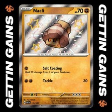 Nacli - 176/091 - Baby Shiny - Paldean Fates - Pokemon Card - NM/M
