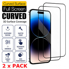 Tempered Glass Screen Protector For iPhone 17 16 15 14 13 12 11 Pro Max Plus XR