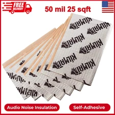 25 sqft Car Sound Deadening mat Butyl Automotive Sound Deadener Noise Insulation