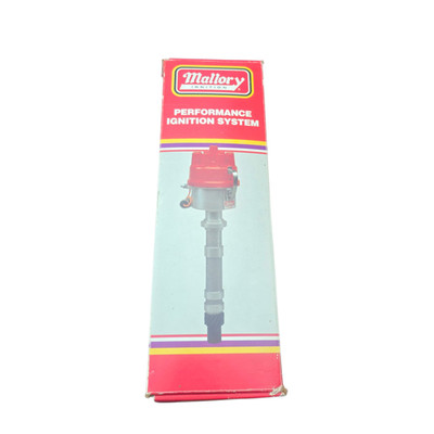 Mallory Magnetic Breakerless Distributor 5048201A Electronic Ignition Red USA