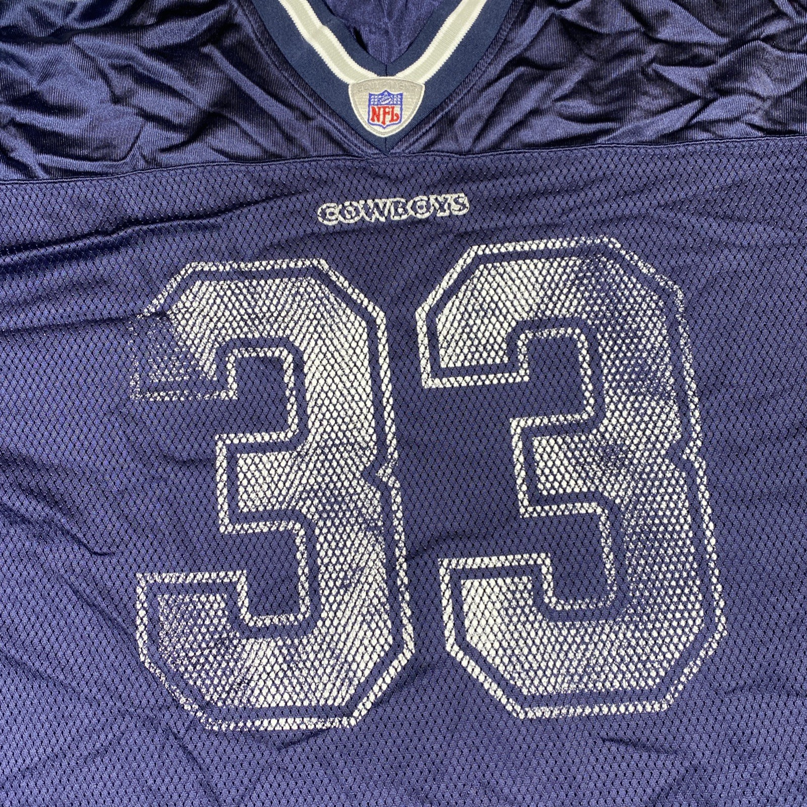 VTG Tony Dorsett Dallas Cowboys Reebok Jersey Mens 2xl Blue #33 thumbnail 7