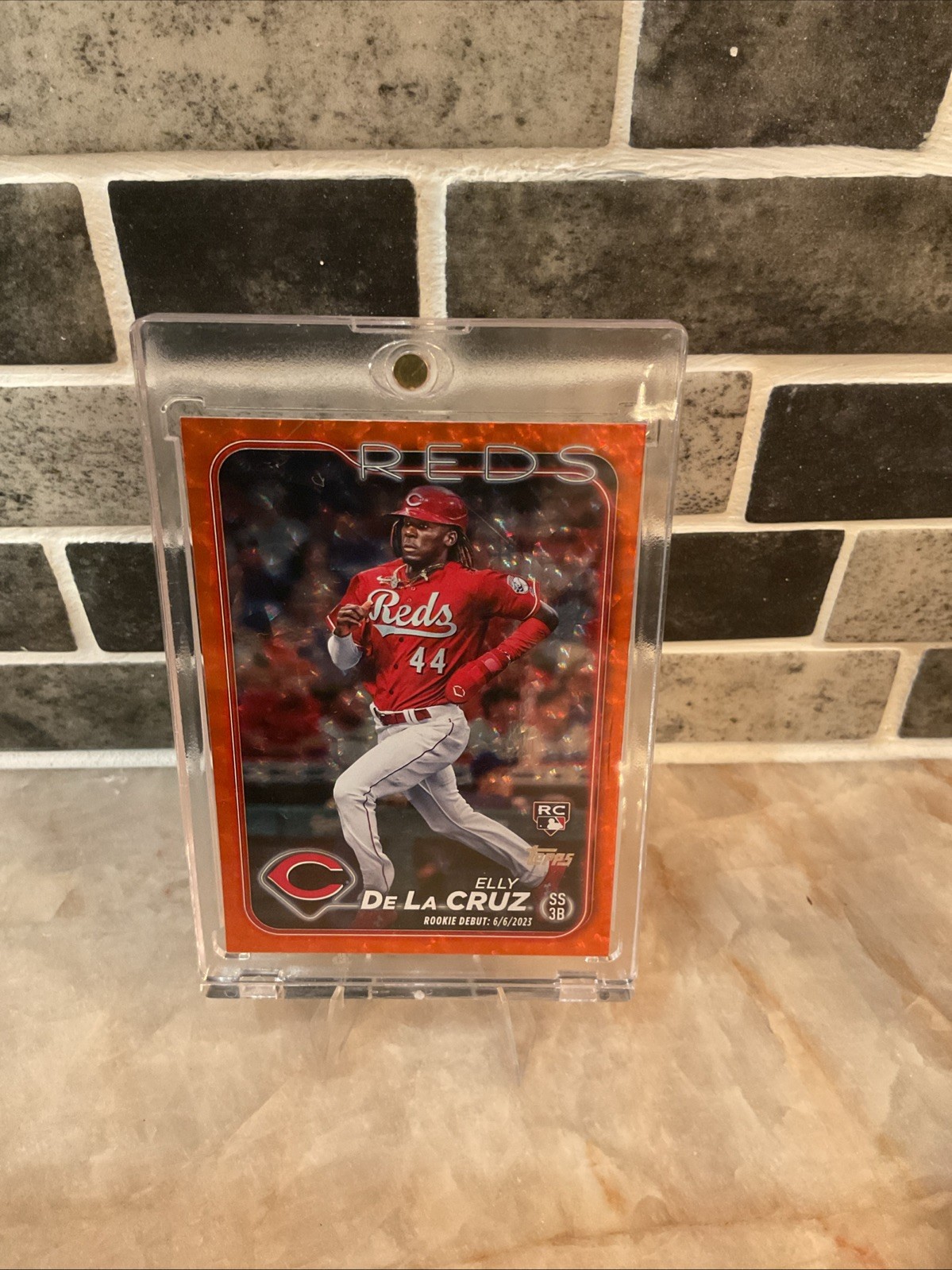 2024 Topps Update Series Rookie Debut Elly De La Cruz Orange /299 - #US350