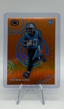 2021 Panini Chronicles Dynagon Chuba Hubbard Orange Prizm 30/75 RC Jersey# Match