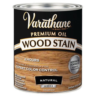 211688H Premium Wood Stain, Quart, Natural