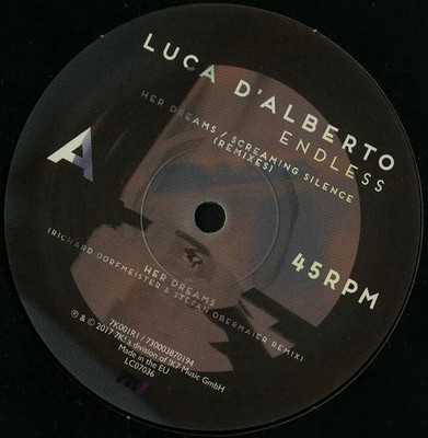 Luca D'Alberto - Her Dreams - German 12'' Vinyl - 2017 - 7k!