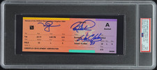 Mark McGwire Will Clark Barry Larkin Signed Olympic Debut 7/31/84 Ticket PSA