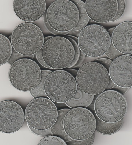 Rare Old Original WWII Germany War Coin Vintage German Collection Reichspfennig