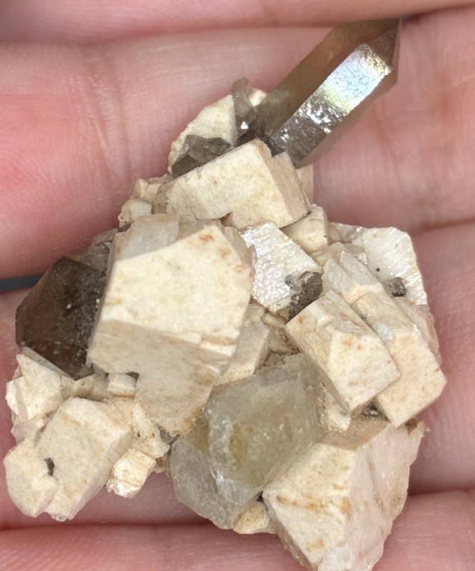Smokey Quartz & Microcline Mineral Mountains Specimen Beaver County, Utah 