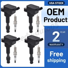 4X Ignition Coil and Spark Plug For Kia Soul 2019-2022 and Forte5 2020-2022