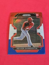 2022 Reiver Sanmartin ROOKIE RC Panini Prizm #160 Red White & Blue Prizm