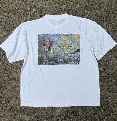 Vintage Hard Rock Cafe Amsterdam Vincent Van Gogh Shirt, A Starry Night XL￼