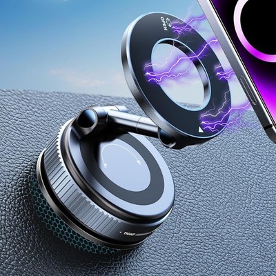 snanlen Upgraded 360° Nano Gel Vacuum Magnetic Phone Holder, Car Phone Holder...