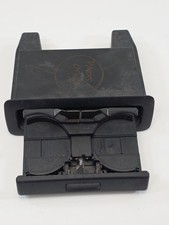 BMW 95-01 E38 740il 750iL Rear Seat Dual Cup Holder Black  - NEEDS REPAIR