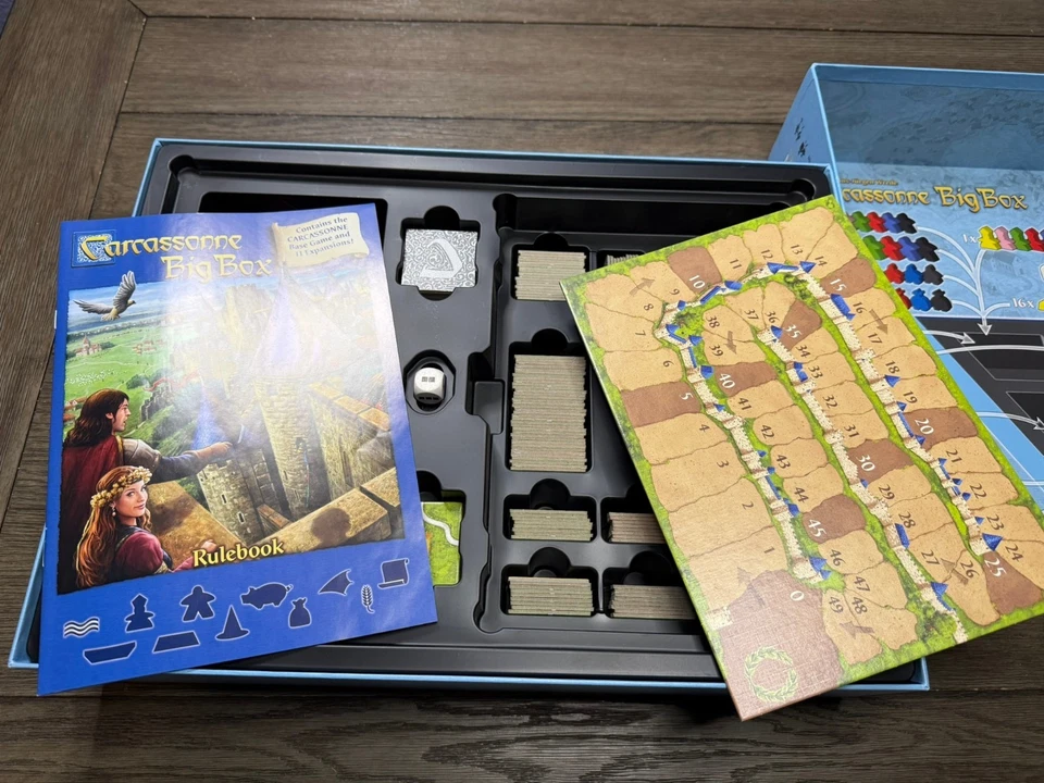 Carcassonne Big Box 2017 ZMan Games Estrategia Juegos de Mesa Base + 11 Expansiones Foto 2 de 4
