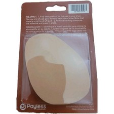 1 Pair Of Comfort Ball Of Feet Grips Shock Absorbent Cushion Prevents Foot Slide