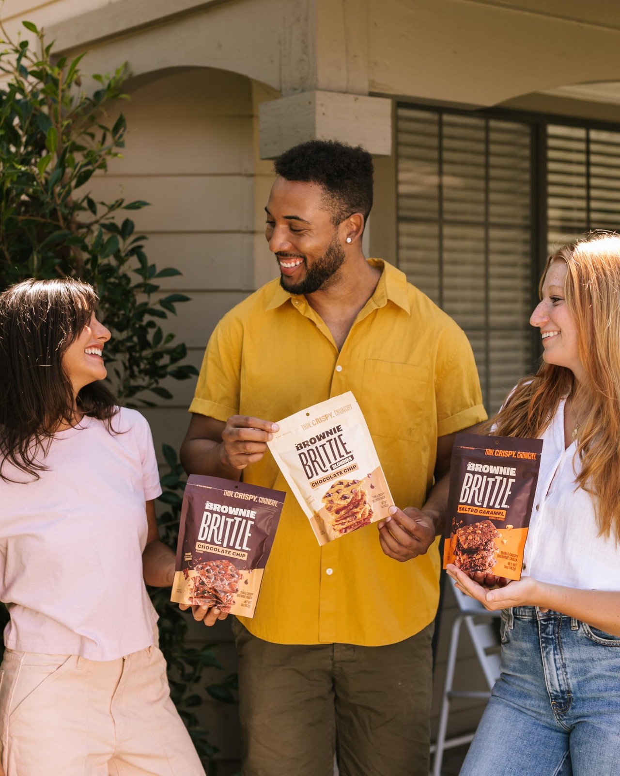 – Chocolate Chip Blondie Thin and Crispy Sweet Snacks Pack of 6, 5 oz, Rich G...