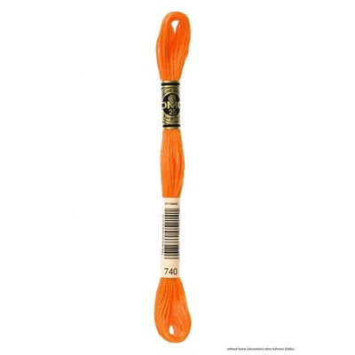 DMC Stickgarn Mouline Special 117MC -740, 6-fädig, 8m