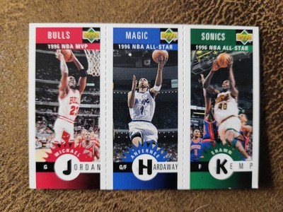1996-97 Upper Deck MICHAEL JORDAN ANFERNEE HARDAWAY SHAWN KEMP #M11 M60 M78