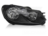 Scheinwerfer Halogen Rechts FüR Vw Golf 6 Vi + Cabrio Bj. 08-14 Stellmotor Drl