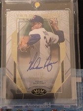 2022 Topps Tier One Talent Auto 16/75 Nolan Ryan #T1TA-NR HOF Rangers