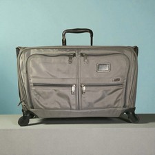 TUMI Alpha 2 2203BCG2E Grey Carry-On 4-Wheel - Preowned w/ Interior Tears & Wear