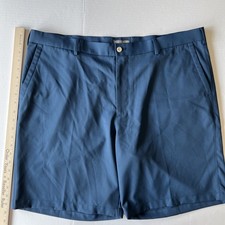 Peter Millar Crown Sport Salem Performance Shorts Men's 42 Navy Blue 9" Inseam