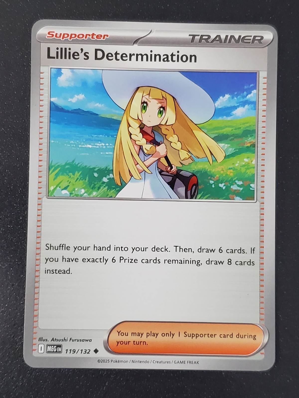 Lillie's Determination 119 / 132 Mega Evolution Pokemon Trainer