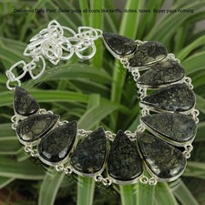 Sterling Silver Pear Marcasite Stone Wedding New Chain Birthday Sister Necklace