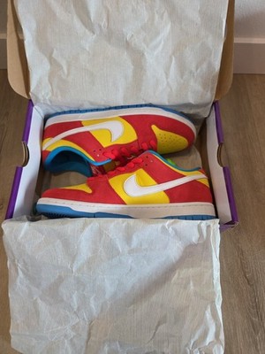 New Dead Stock Size 10.5 - Nike SB Dunk Low Bart Simpson 2022 BQ6817-602