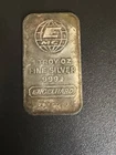 Engelhard 1 Troy oz .999 Fine Silver Bar | Vintage | Serial PU78618