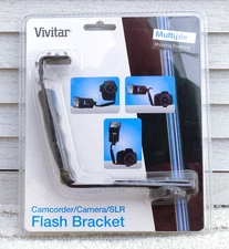 Vivitar Flash Bracket  For Canon Nikon Sony Olympus  DSLR Camera & Video NIP