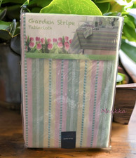 Colordrift Easter 60x120 Tablecloth Spring Stripe Garden Yellow Pink Green