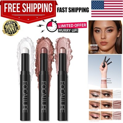 Versatile Shimmer Eyeshadow Pencil Set - Crease-Proof & Multi-Dimensional Looks