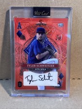 Tyler Schweitzer Wild Card 5 Card Draw Stacked Deck 1/2 Auto