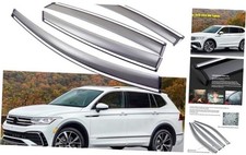Wind Deflectors Rain Guards Compatible with 2018-2024 VW Tiguan, Sun Shield