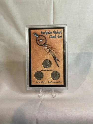 Buffalo Nickel Set Philadelphia Denver San Francisco Mints 5C