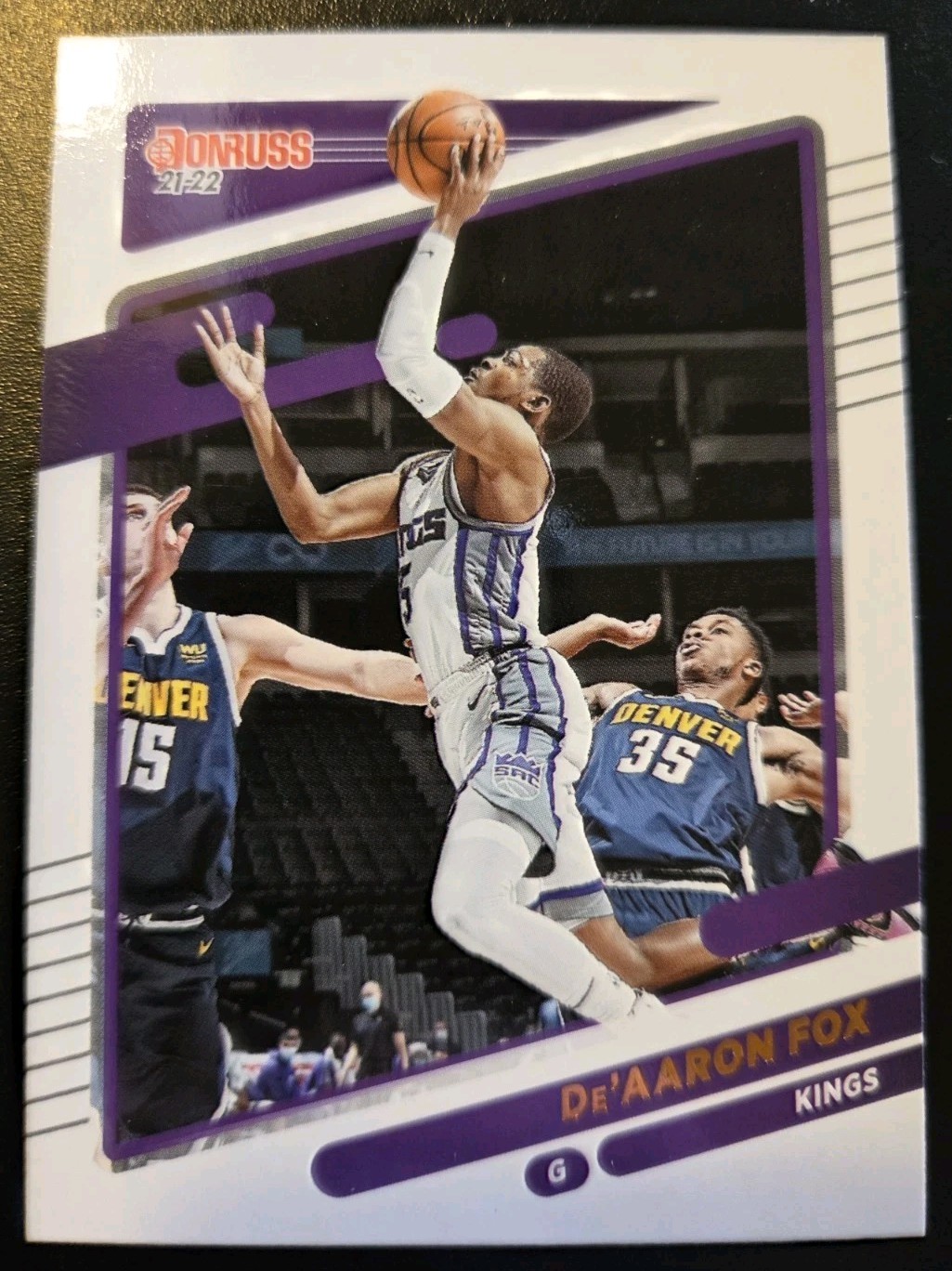 2021-22 Panini Donruss Basketball De'Aaron Fox #126 Sacramento Kings
