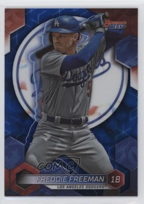 2023 Bowman's Best Blue Refractor /150 Freddie Freeman #55 0s3