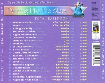 VARIOUS ARTISTS DANCING LIKE THE STARS: TOTAL BALLROOM NEW CD