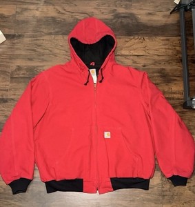 【USA-vintage】carhartt active-Jacket red Carhartt Active Jacket Red | eBay